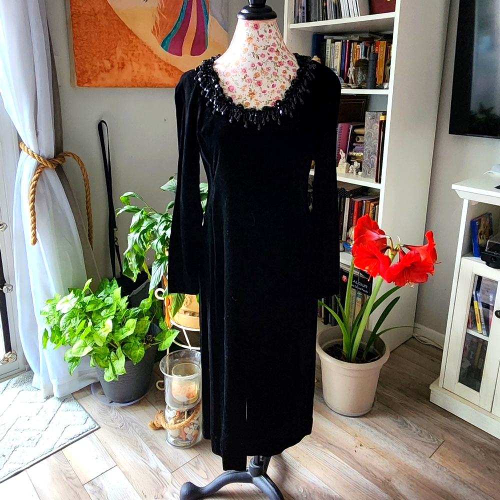 Vintage Victor Costa Velvet dress